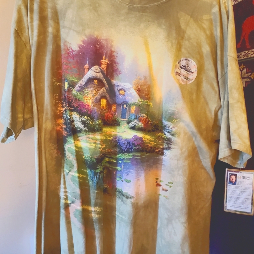 Thomas kinkade tee never worn tag with authentication 3x